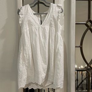 Eyelet White Romper